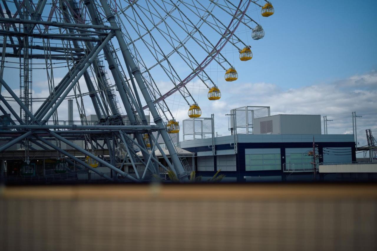 Konjakuso Osaka Tempozan "Ikesu" Projection M Apping Spa Konjakuso Osaka Tempozan "Takadoro" Wheel View Eksteriør bilde