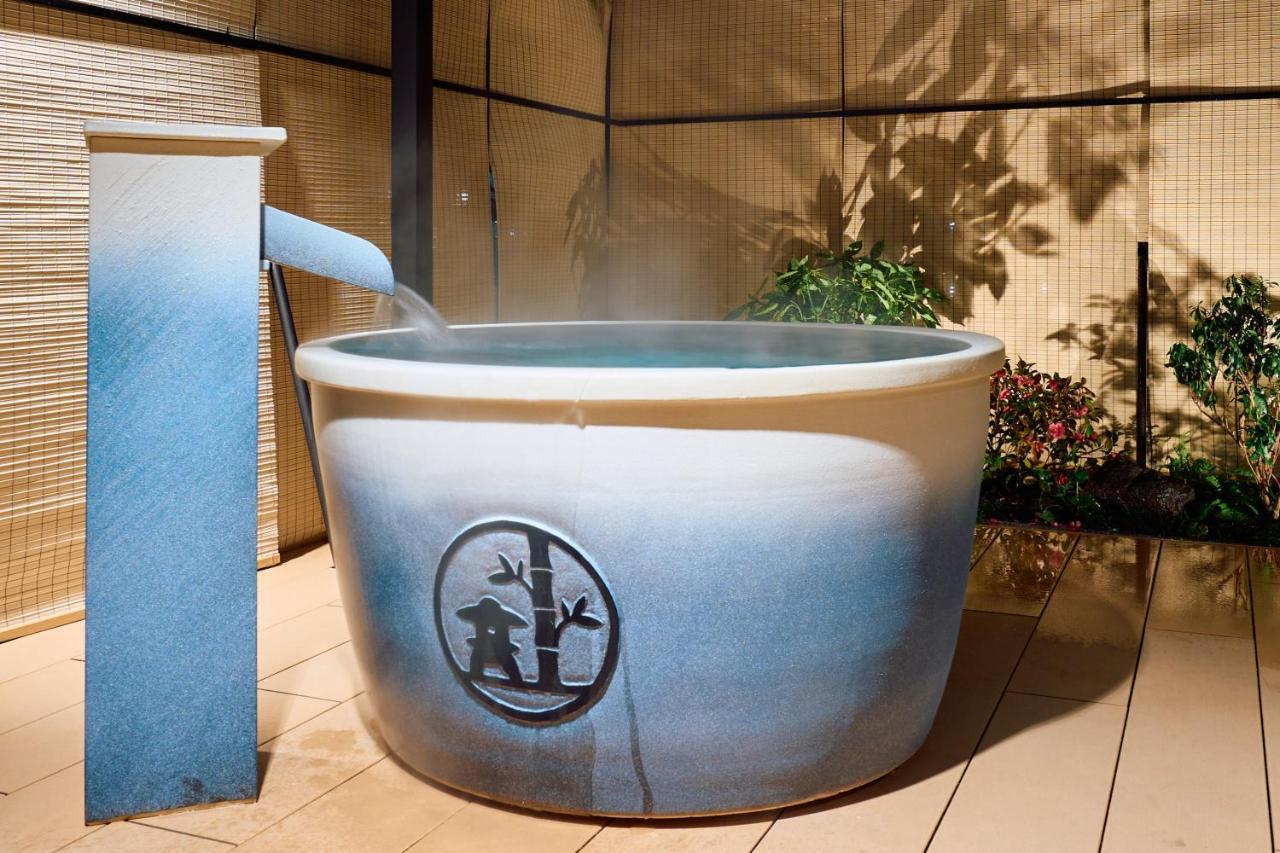 Konjakuso Osaka Tempozan "Ikesu" Projection M Apping Spa Konjakuso Osaka Tempozan "Takadoro" Wheel View Eksteriør bilde