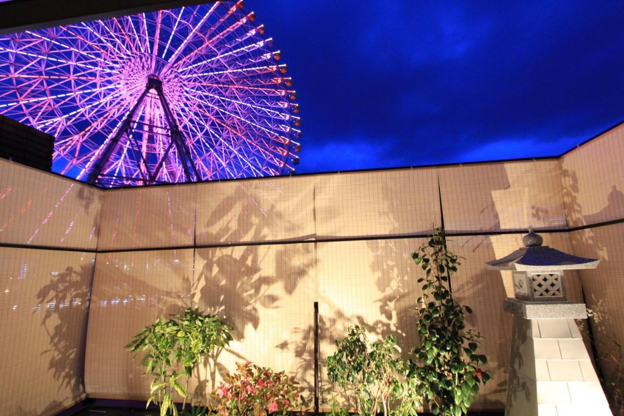 Konjakuso Osaka Tempozan "Ikesu" Projection M Apping Spa Konjakuso Osaka Tempozan "Takadoro" Wheel View Eksteriør bilde